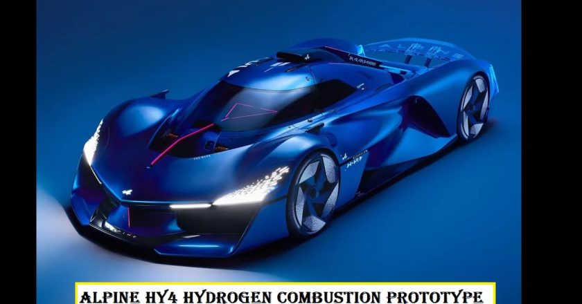 THE ALPINE HY4 HYDROGEN COMBUSTION PROTOTYPE IS DISCLOSED AT THE SPA