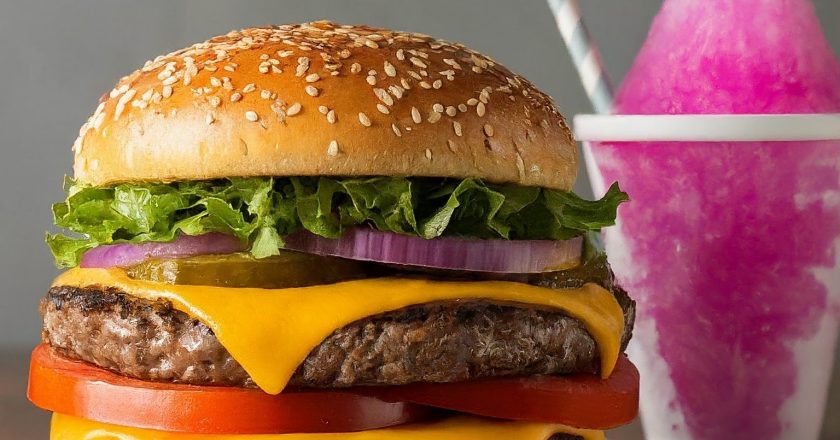 Burger and a Grape Snow Cone – More Than Meets the Bite